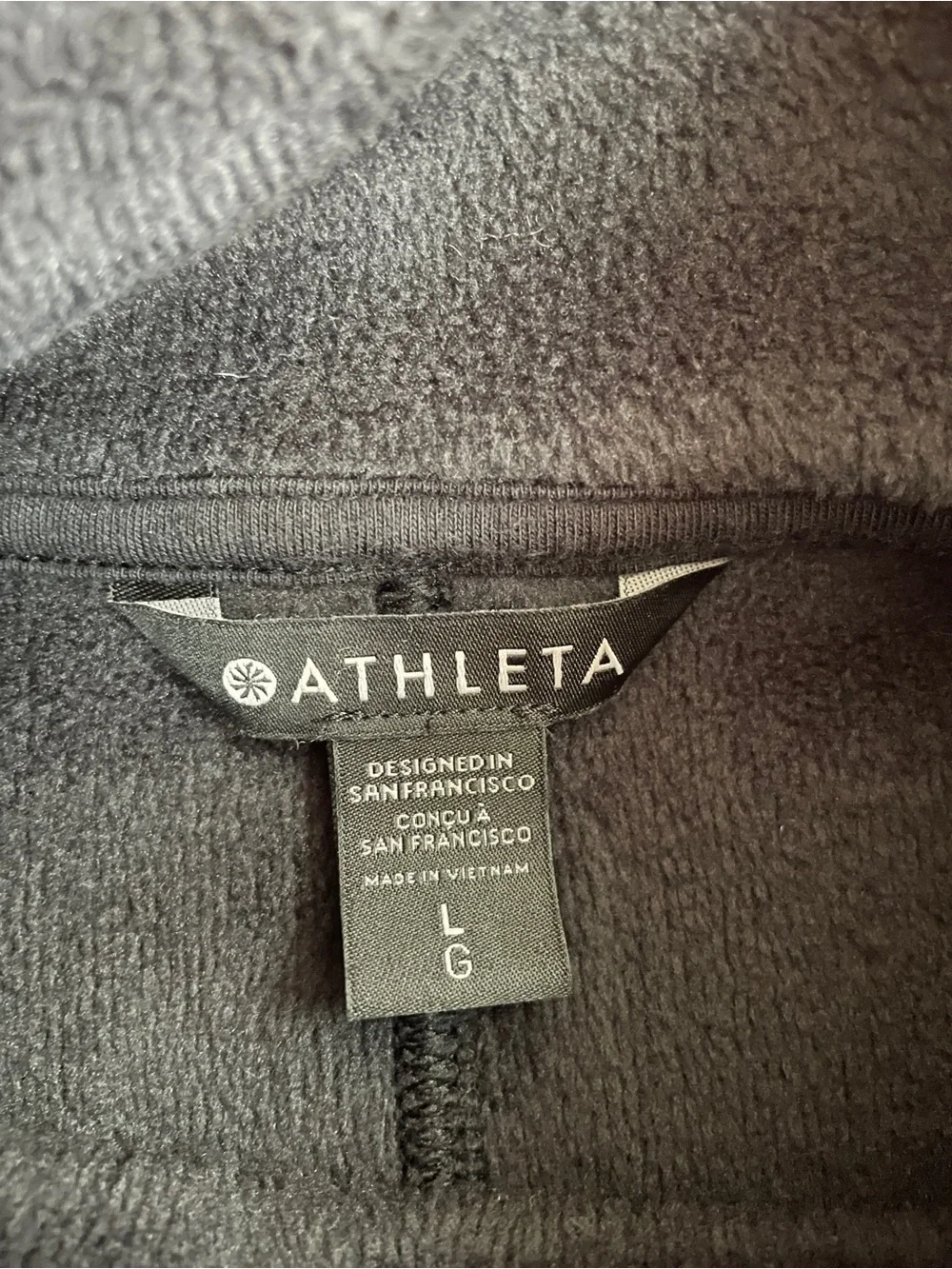 Athleta Cozy Karma Mock Neck Soft Fleece Athleisure Dress Sz L 🧡🎀